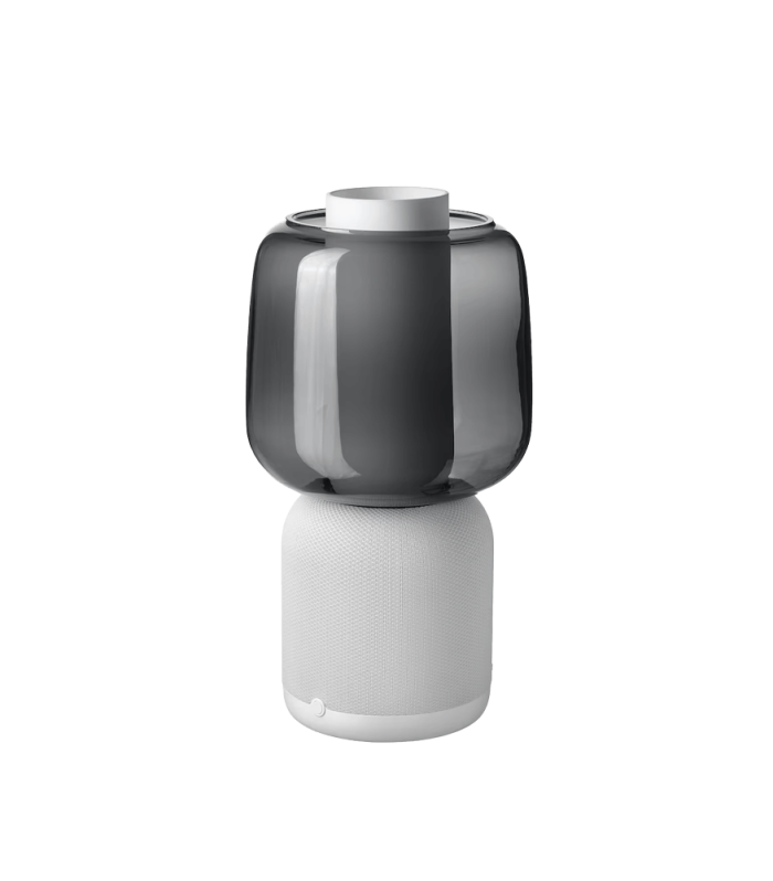 Sonos speaker lamp, glass shade